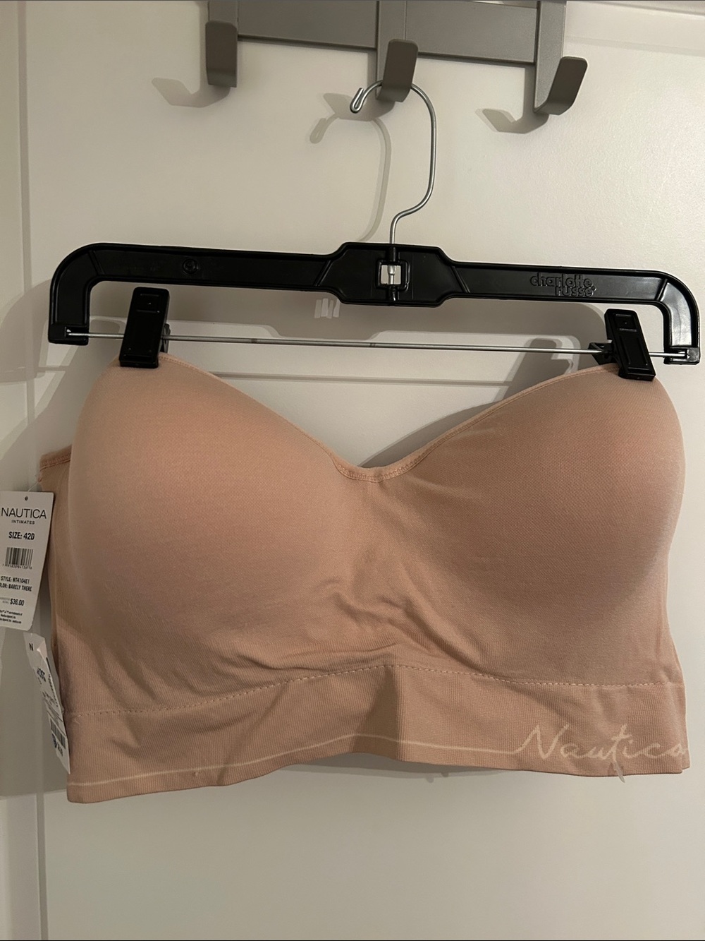 Nautica Nude Strapless Bandeau Bra